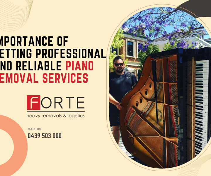 Importance of Getting Professional and Reliable Piano Removal Services