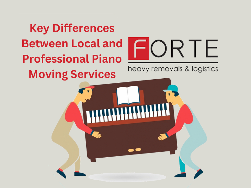 Key Differences Between Local and Professional Piano Moving Services
