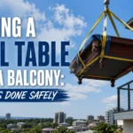 Moving a Pool Table Over a Balcony: How It's Done Safely