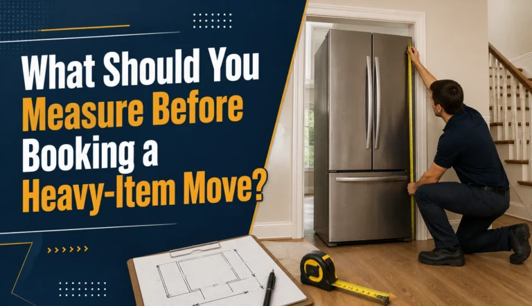 What Should You Measure Before Booking a Heavy-Item Move?