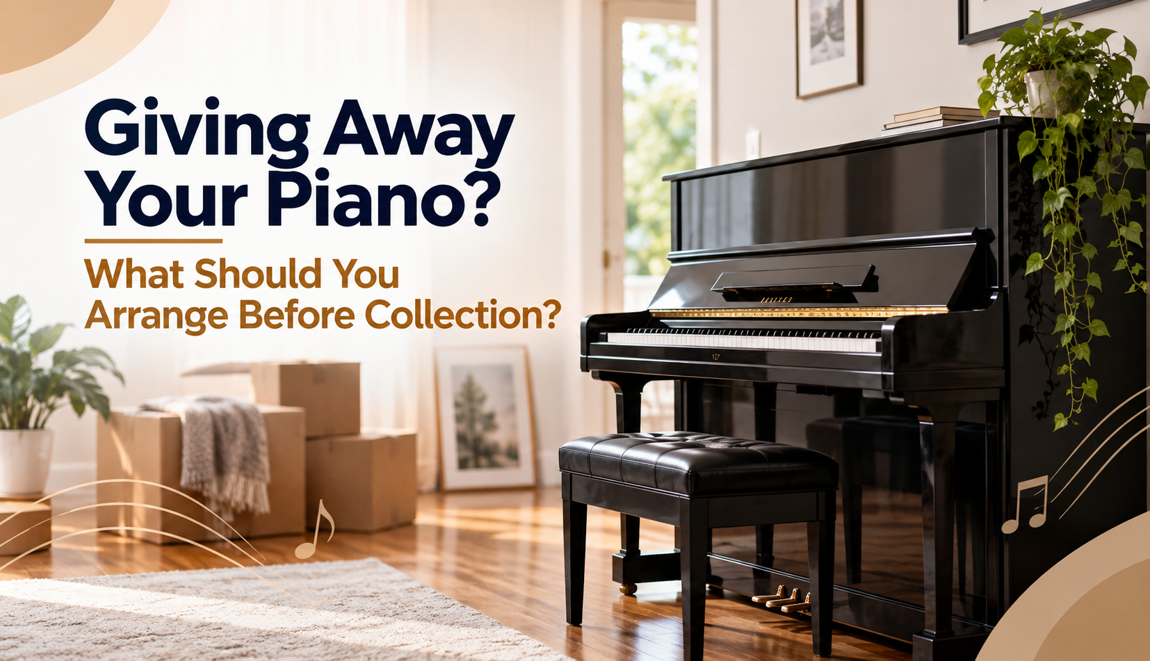 Giving Away Your Piano? What Should You Arrange Before Collection?